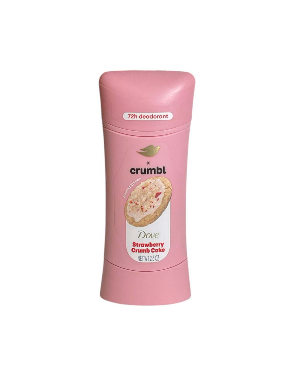 Dove x Crumbl Desodorante Strawberry 72h – Edición Limitada