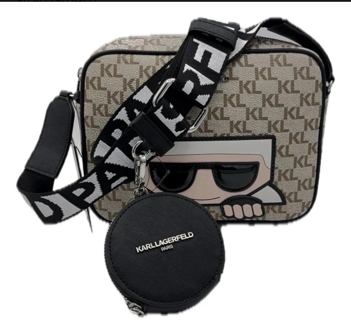 Karl Lagerfeld Mini Crossbody Bag con Monedero – Estilo y Funcionalidad