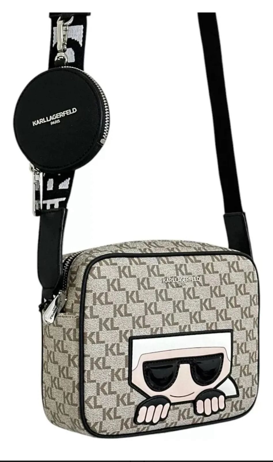 Karl Lagerfeld Mini Crossbody Bag con Monedero – Estilo y Funcionalidad
