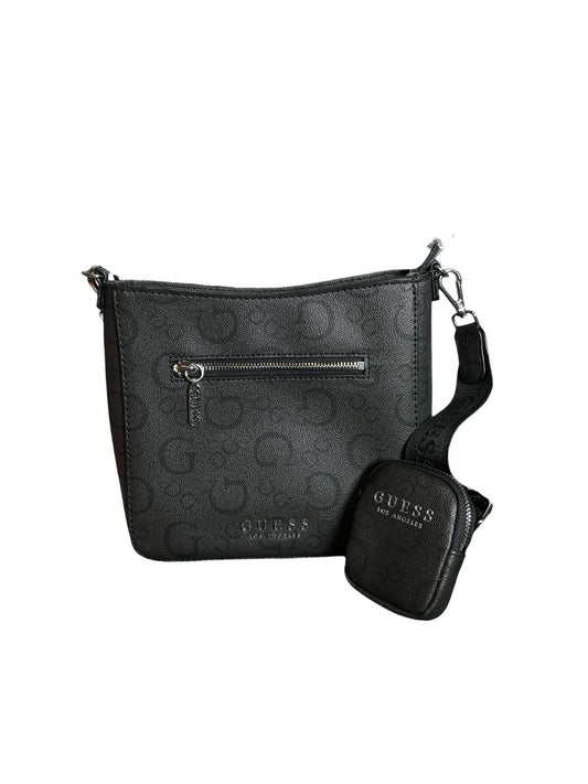 Crossbody GUESS con Monograma y Mini Pouch