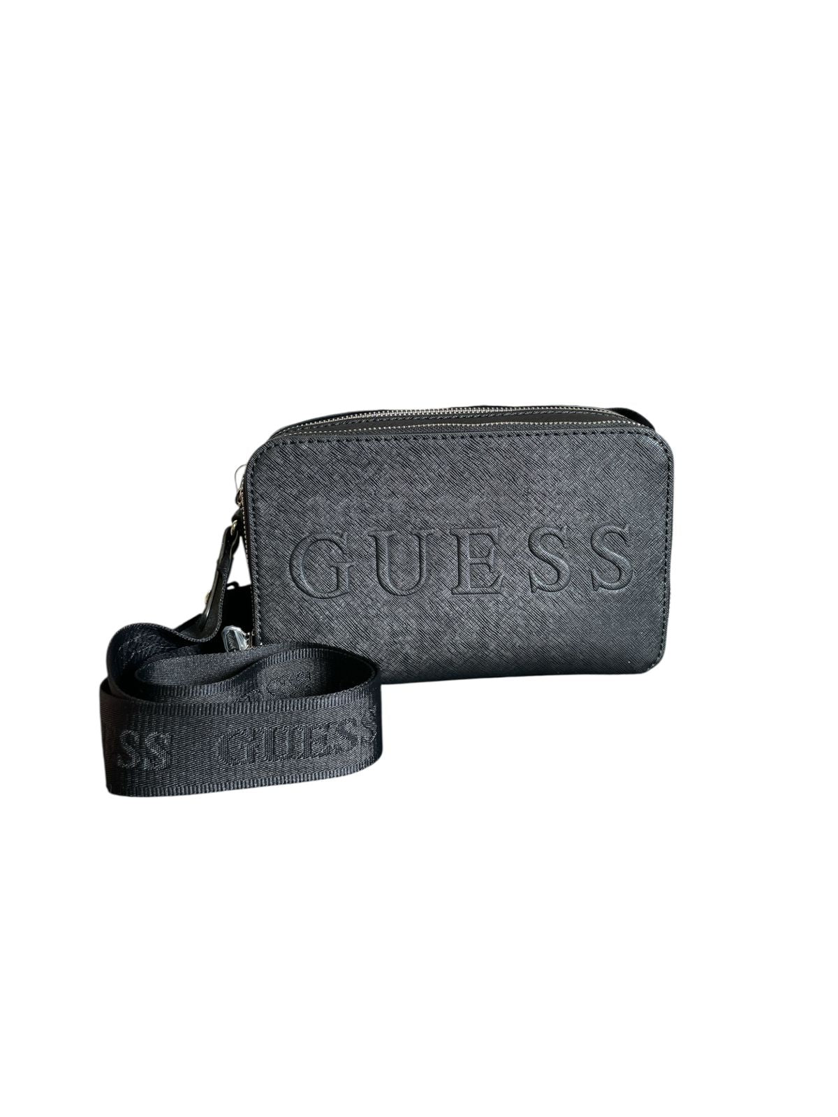 Crossbody GUESS Negro – Elegancia Compacta