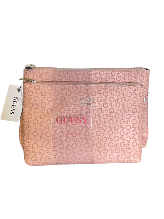 Set de 2 Cosmetiqueras GUESS Rosa