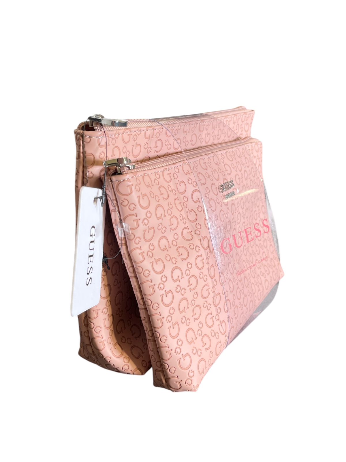Set de 2 Cosmetiqueras GUESS Rosa