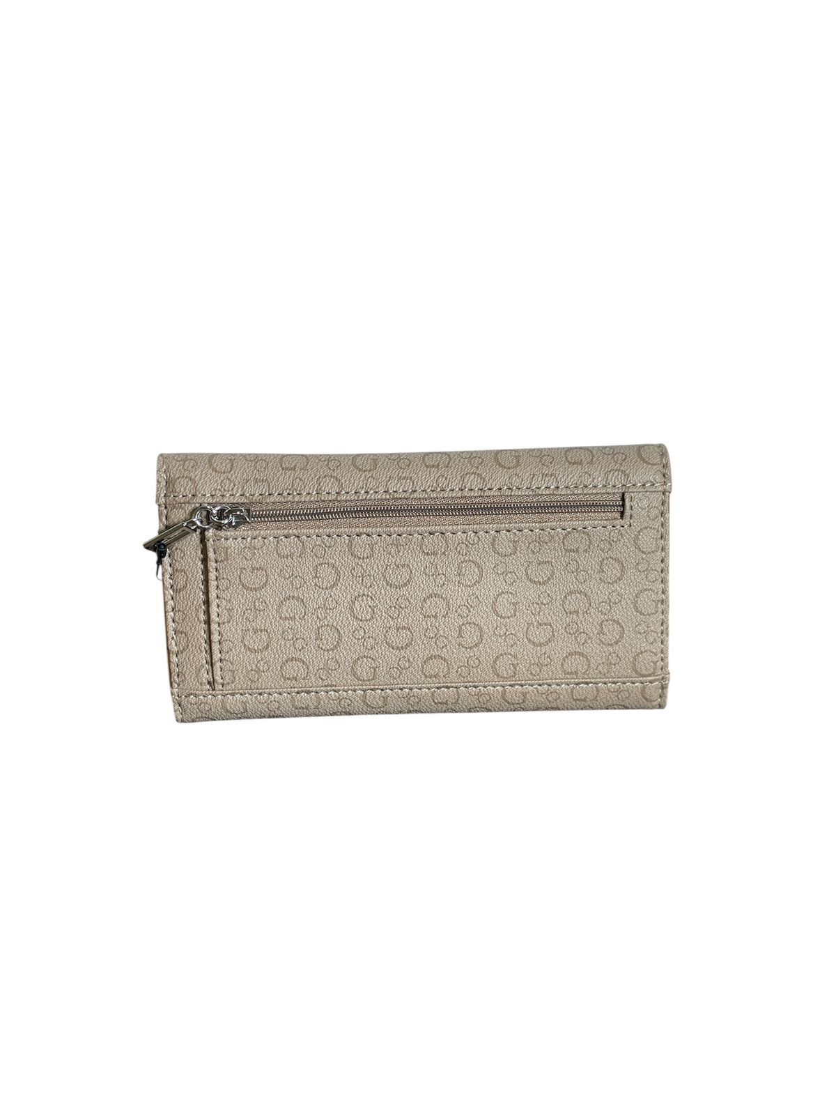 Cartera Larga GUESS Beige Monograma