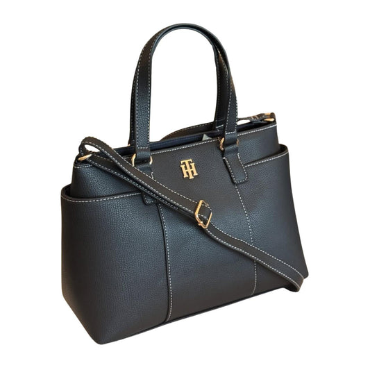 Bolsa Tommy Hilfiger Negra |Estilo Clásico, Elegancia Atemporal
