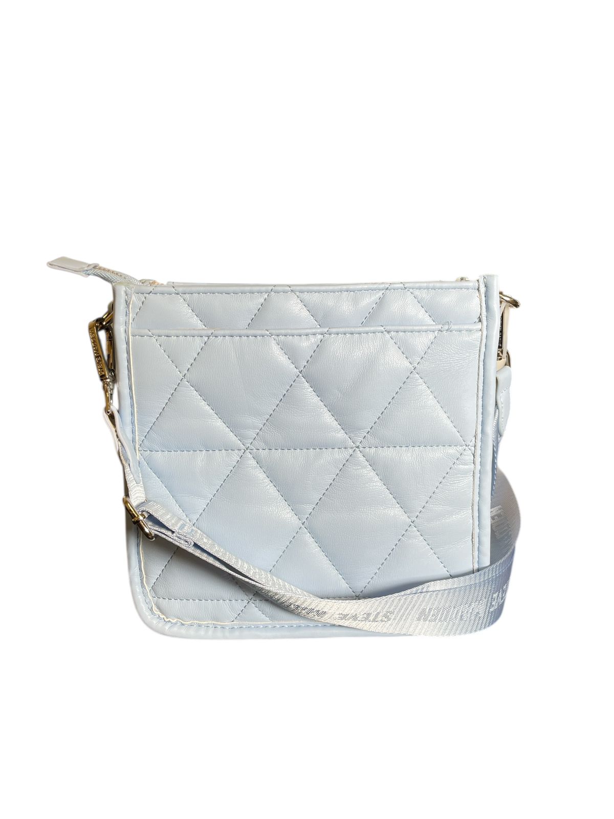 Crossbody Acolchada Azul Cielo SM con Monedero