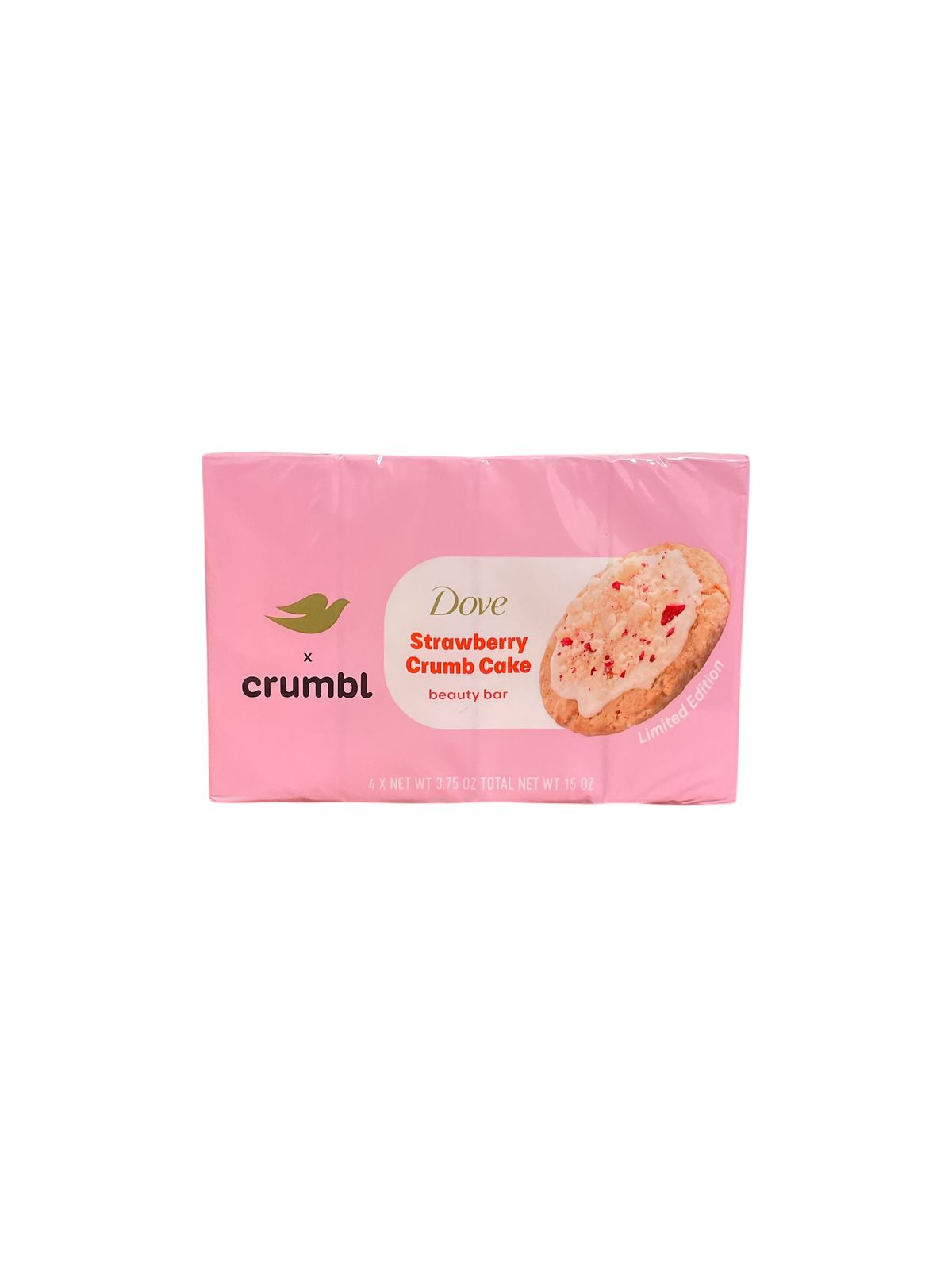 Dove x Crumbl Beauty Bar – Jabón Corporal Edición Limitada (Pack 4 pzas)