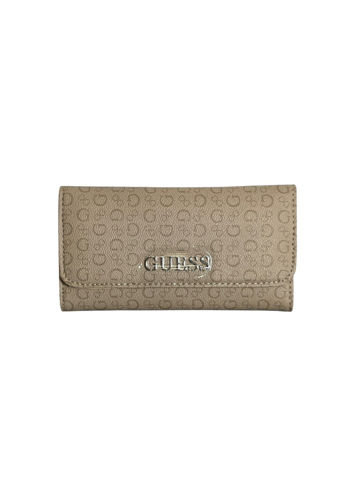 Cartera Larga GUESS Beige Monograma