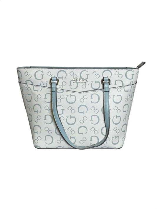 Bolsa Tote GUESS Azul Claro con Monograma